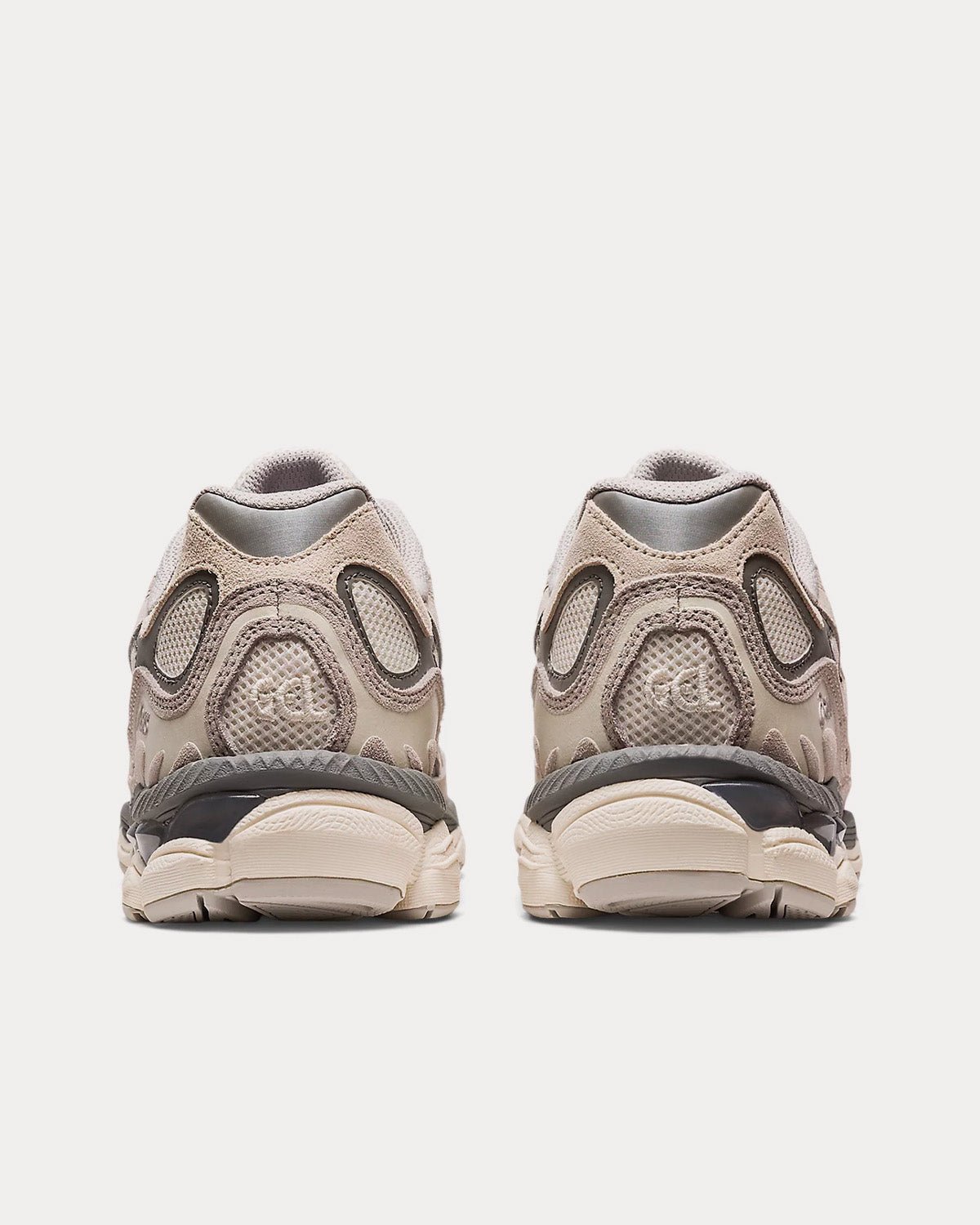 Gel-NYC Cream / Oyster Grey Low Top Sneakers – Image 4
