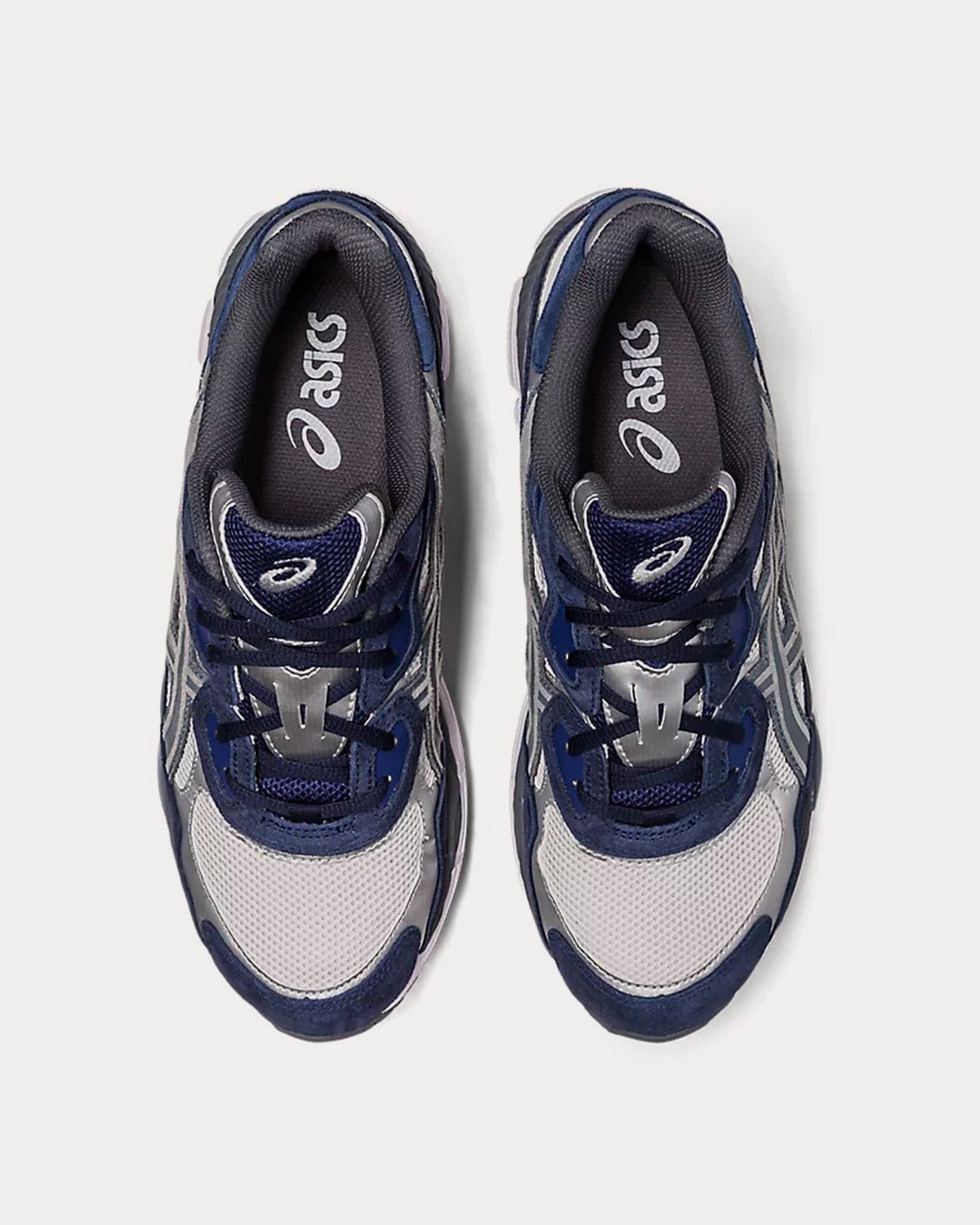 Gel-NYC Cream / Steel Grey Low Top Sneakers – Image 2