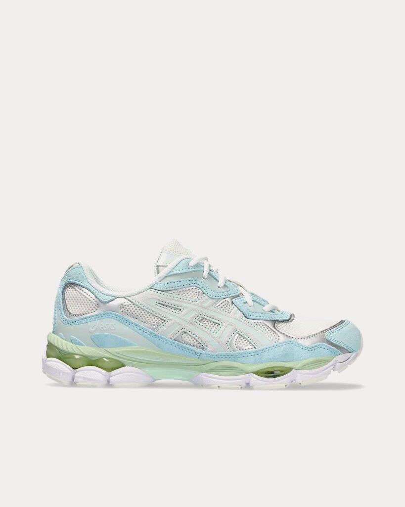 Gel-NYC crème / Aquamarine Sneakers basses