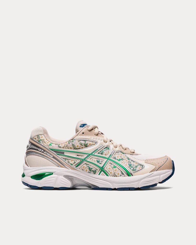 Confort durable Asics GT-2160 femme en cuir synthétique beige