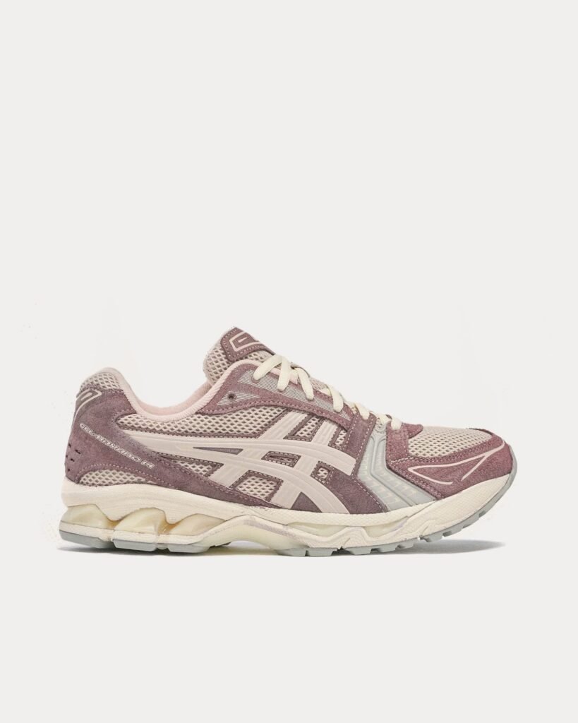Confort exclusif Asics x Lapstone Gel-Kayano 14 en suède café