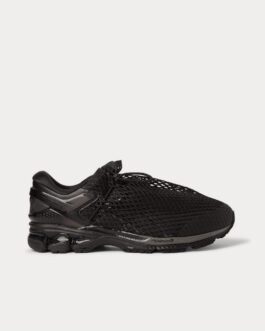 AsicsGEL-Kayano 26 Mesh-Panelled Rubber and Leather Black low top sneakers