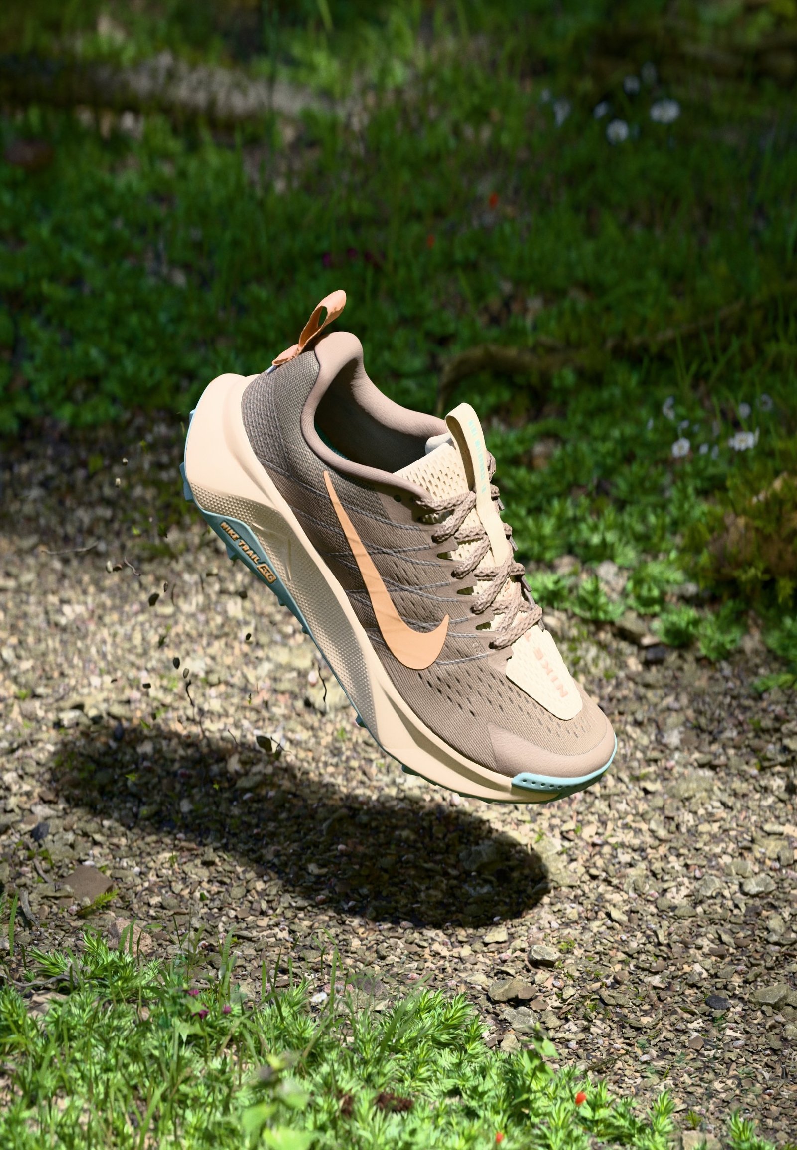 REACTX WILDHORSE 10 - Chaussures de running - brown/orange chalk/cave stone/cannon/pearl white