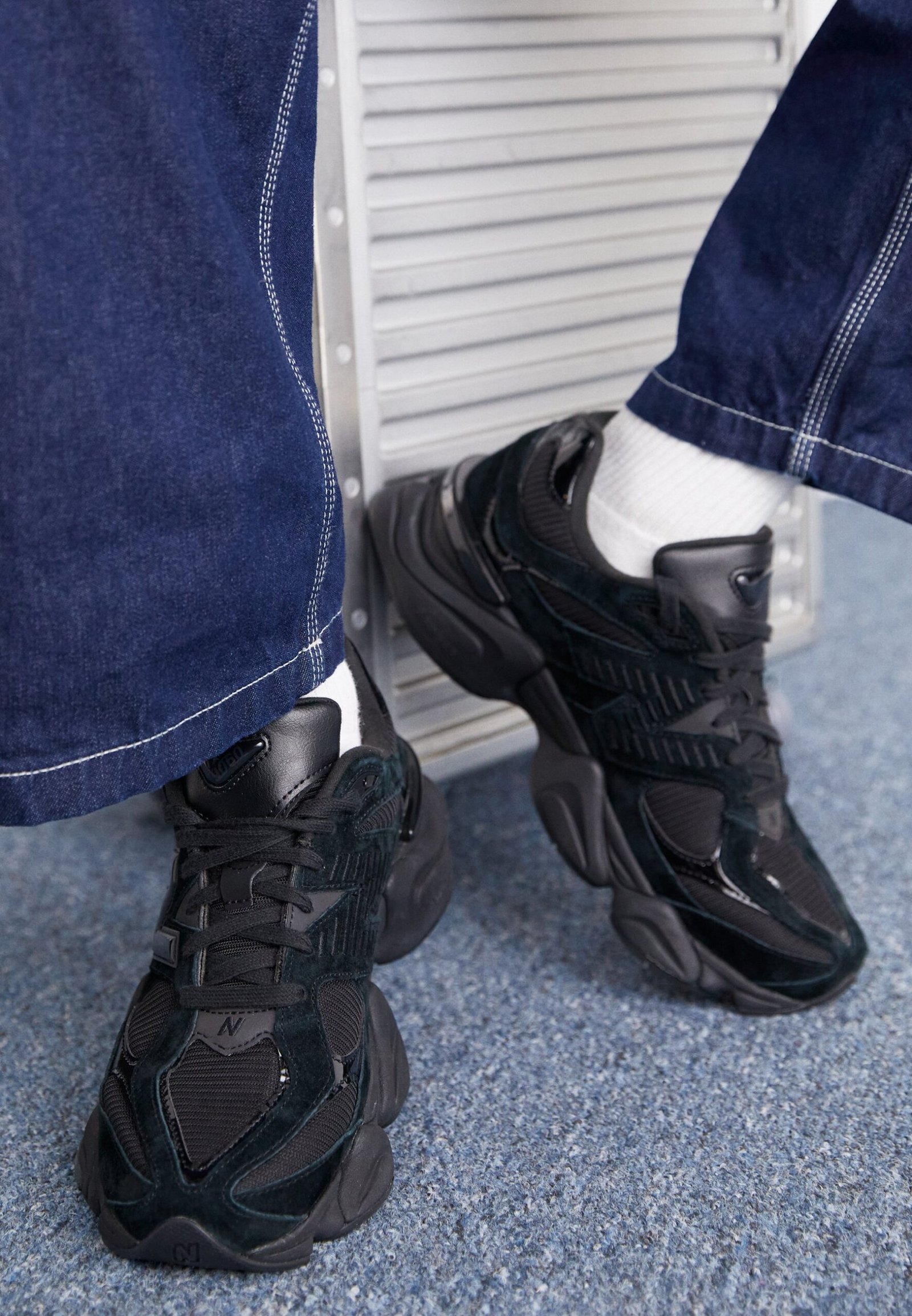 U9060 UNISEX - Baskets basses - black - black – Image 3