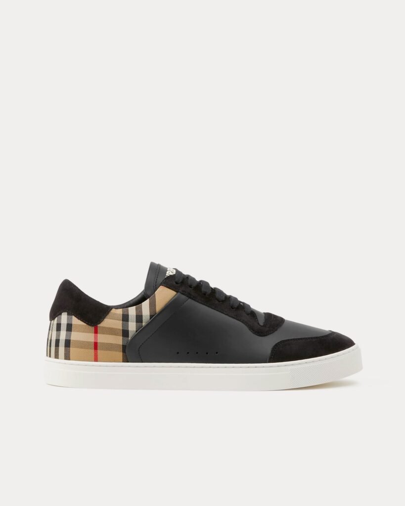 Baskets basses Burberry en cuir