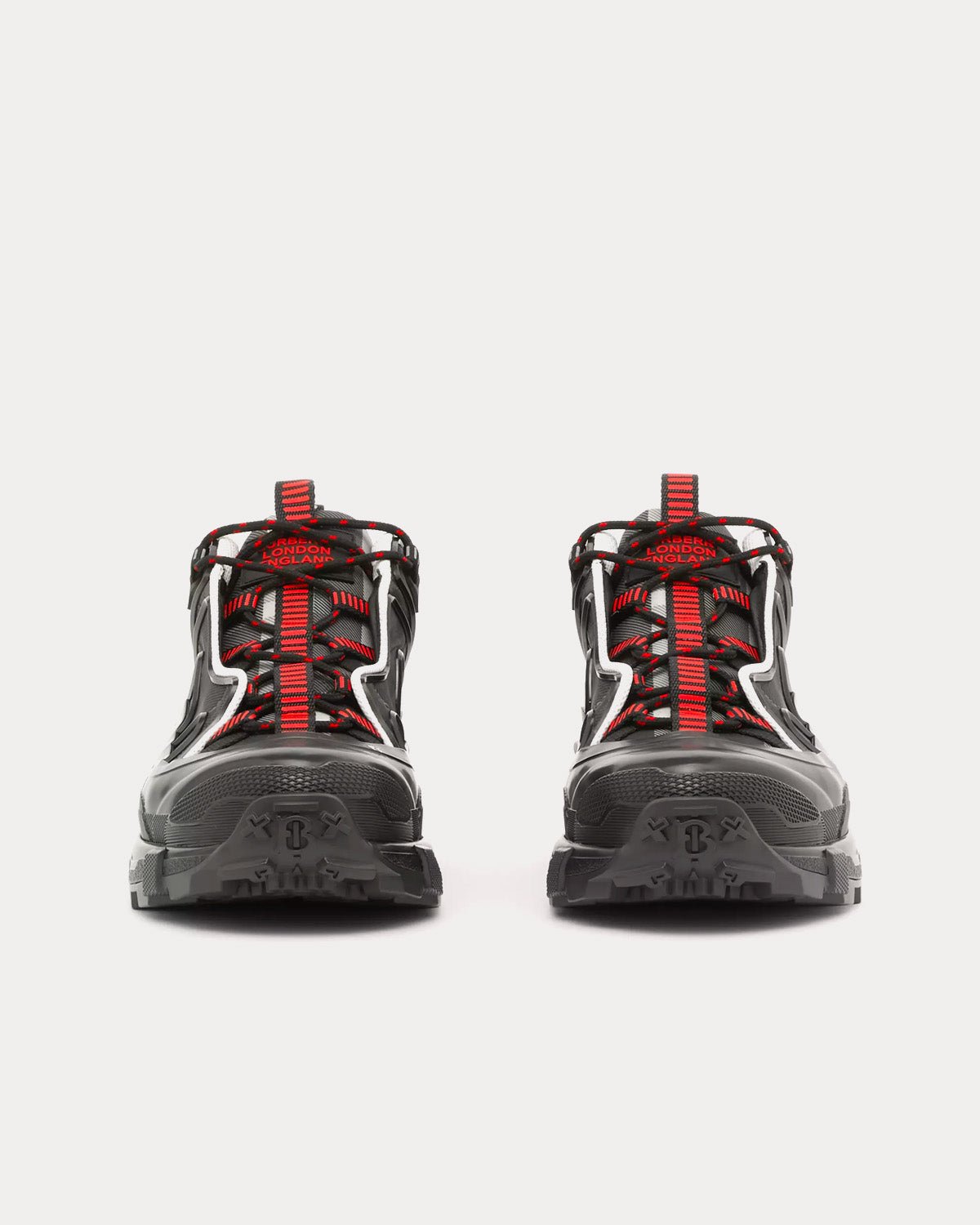Baskets basses Burberry Arthur Check gris foncé – Image 3
