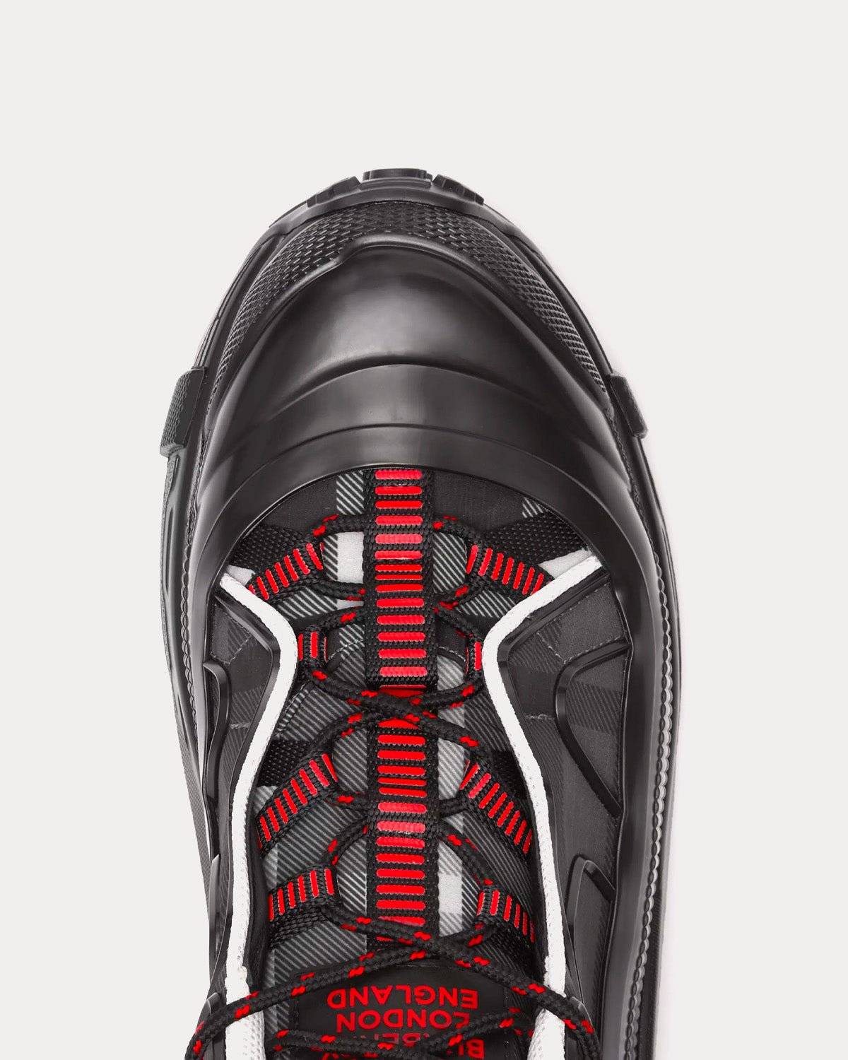Baskets basses Burberry Arthur Check gris foncé – Image 5