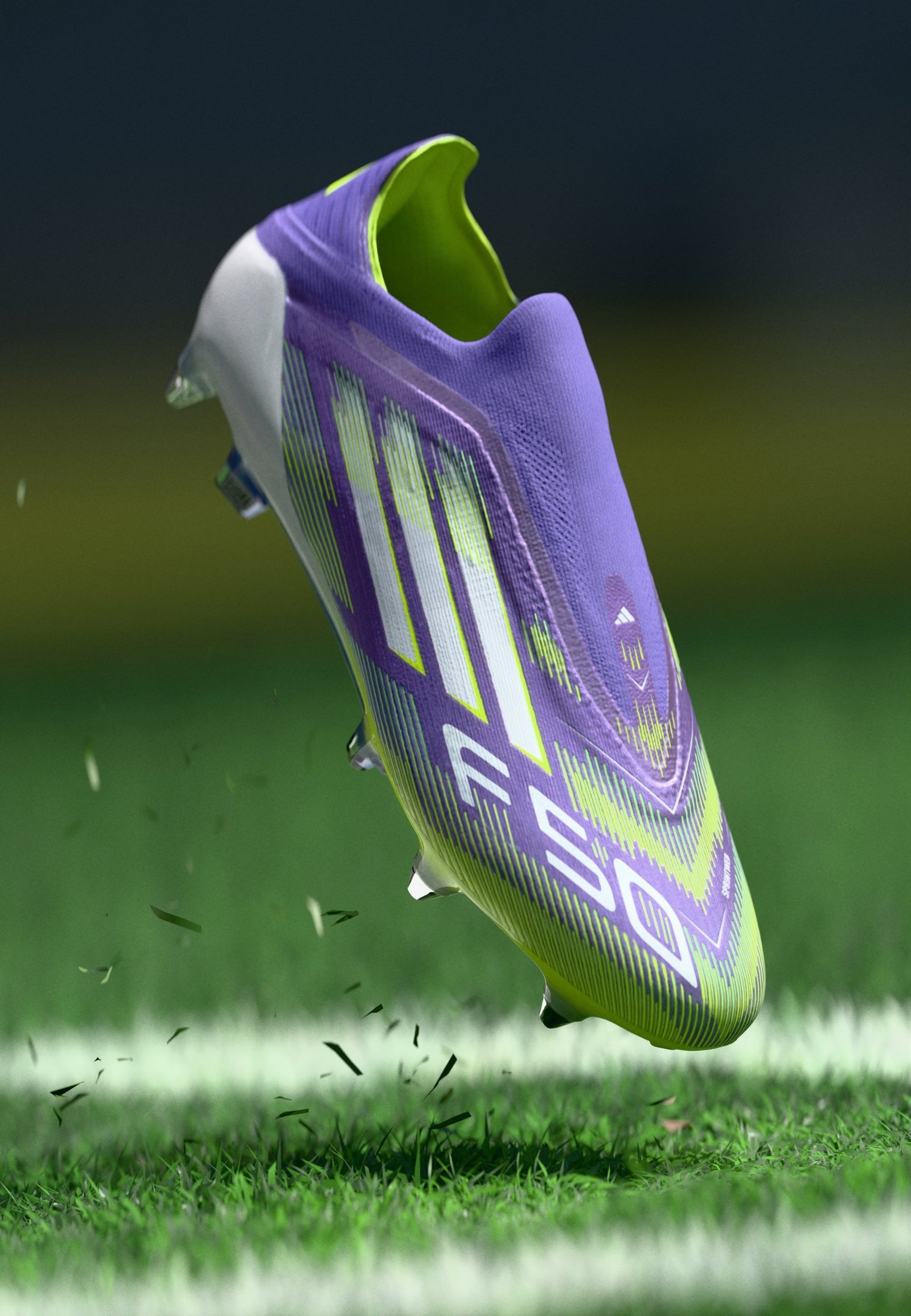 F50 ELITE LL SG - Chaussures de football pour terrain gras - purple rush/footwear white/lucid lemon