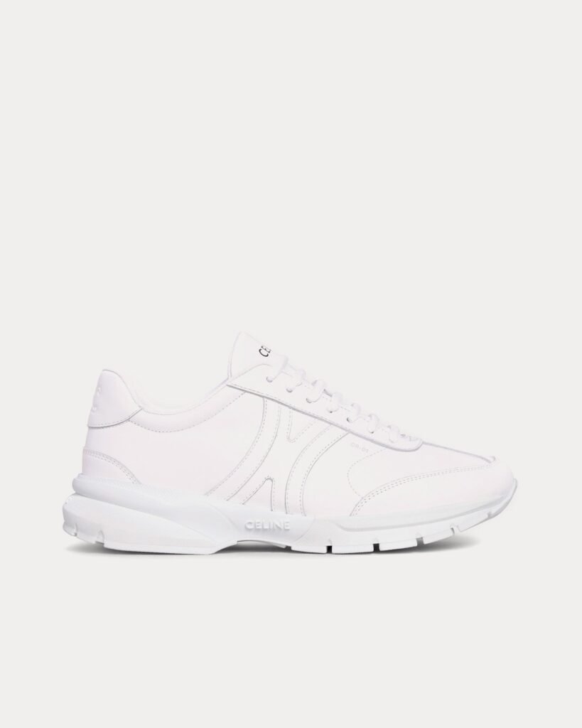 Baskets basses Céline CR-01 Runner Optic blanc