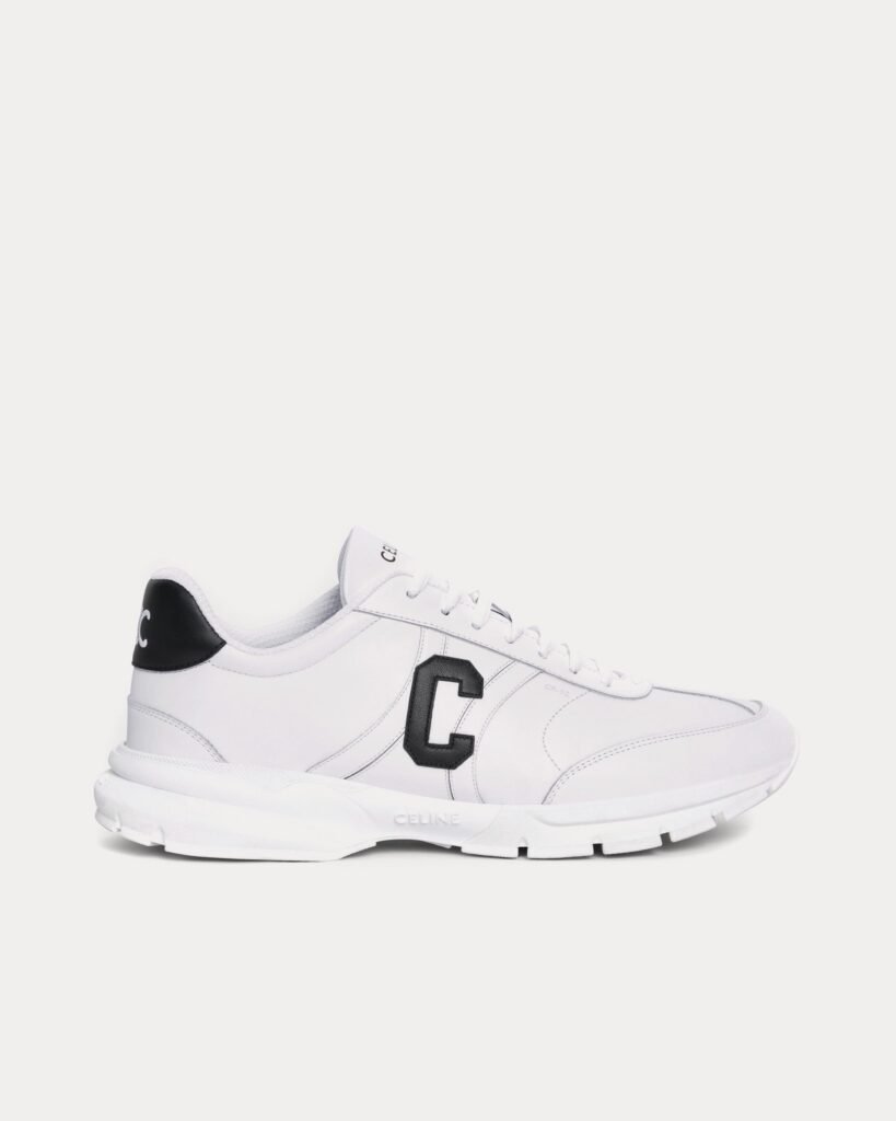 Baskets basses Céline CR-02 Runner Optic blanc/noir