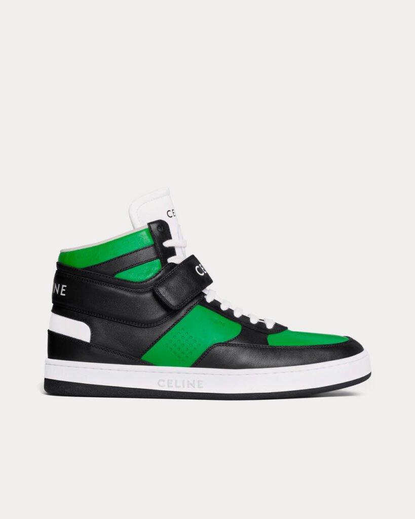 Baskets montantes Céline CT-03 Vert / Noir / Blanc