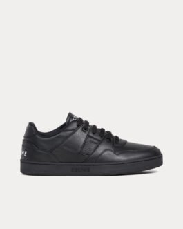 Baskets basses Céline CT-04 en cuir de veau noir/noir