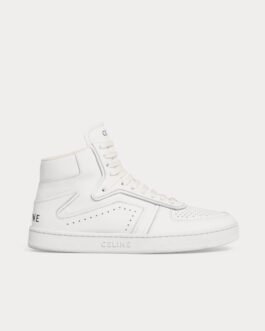 Baskets montantes Céline « Z » CT-01 en cuir de veau blanc optique