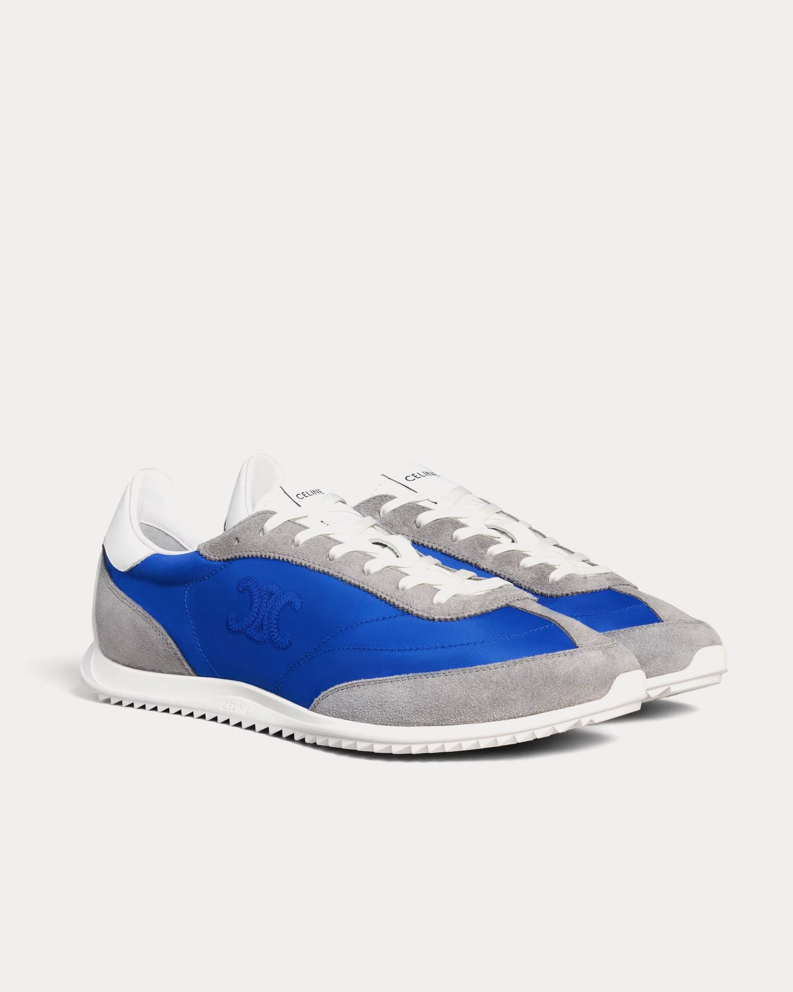 Baskets basses Celine Racer bleu électrique – Image 2