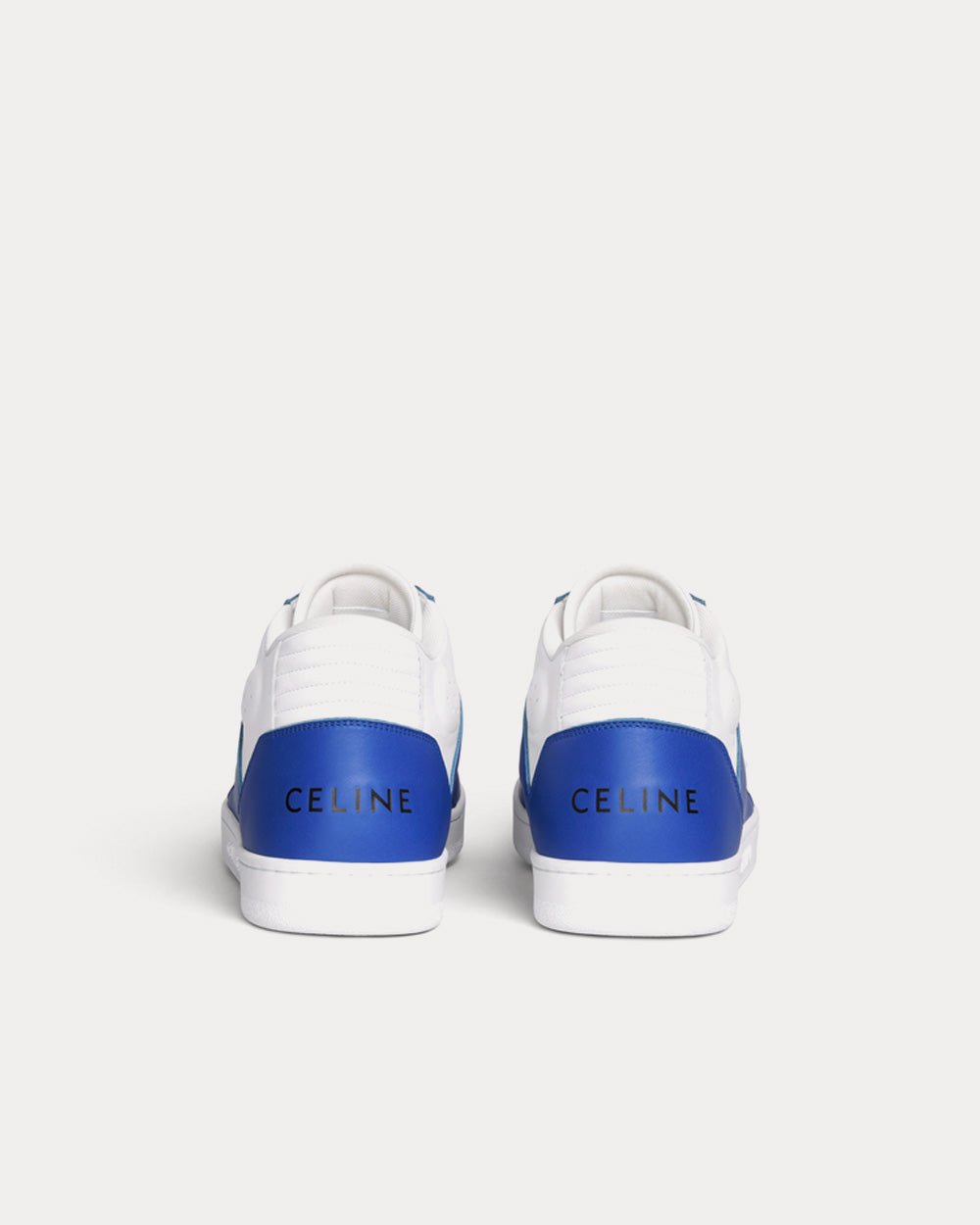 Baskets mi-hautes Céline CT-02 blanches/bleues – Image 3