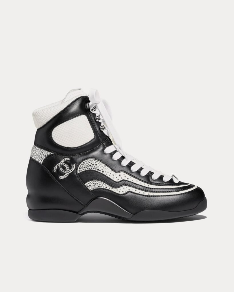 Bottines Chanel en cuir de veau