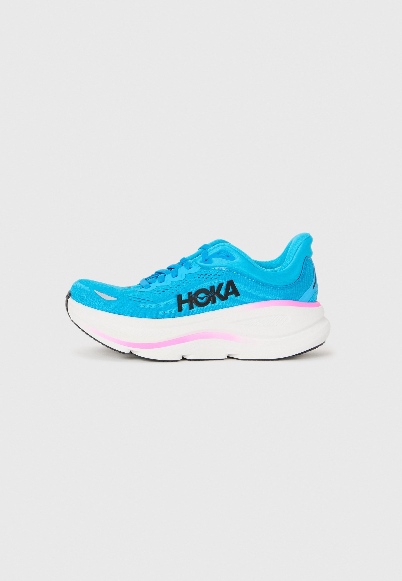 BONDI 9 - Chaussures de running sur route - skyward blue/neon fuchsia