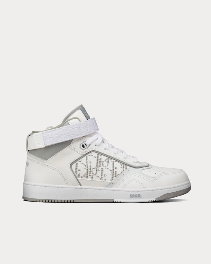 Baskets montantes Dior B27 Dior Oblique Galaxy blanches