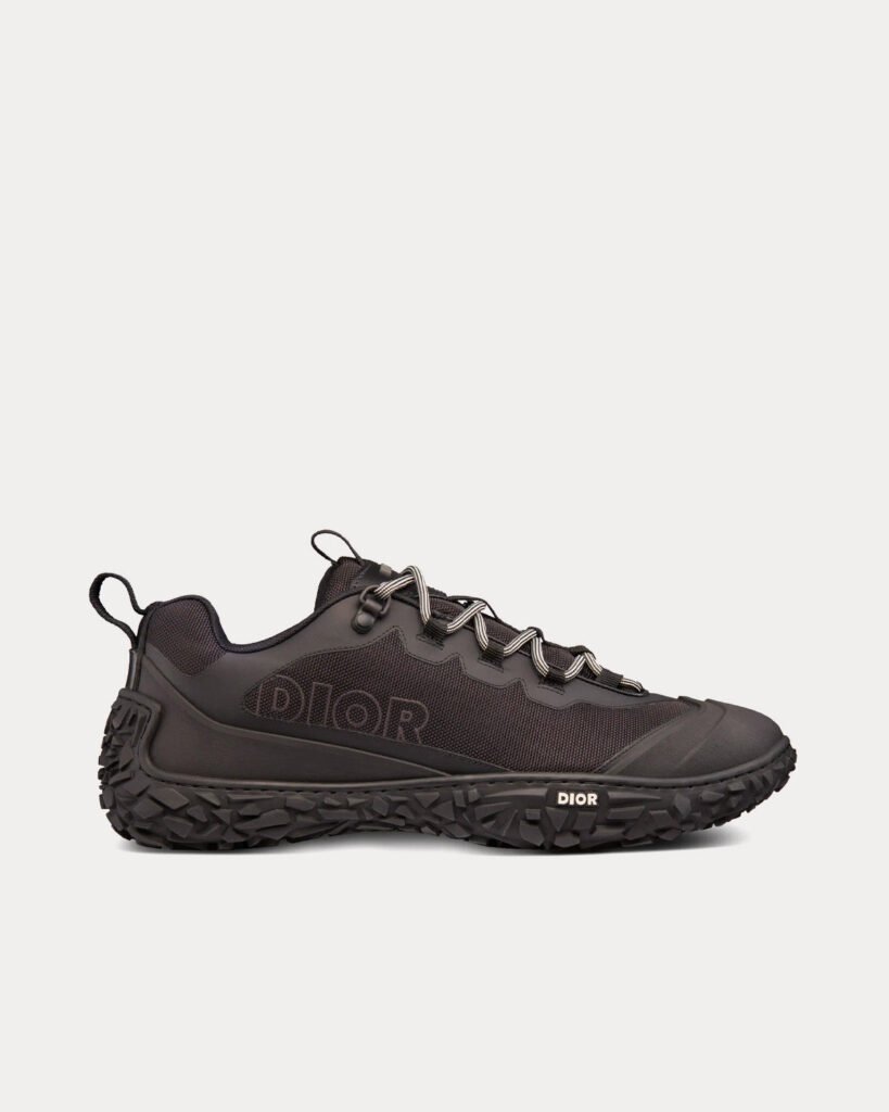 Baskets basses Dior Diorizon Hiking noires en mesh technique et caoutchouc