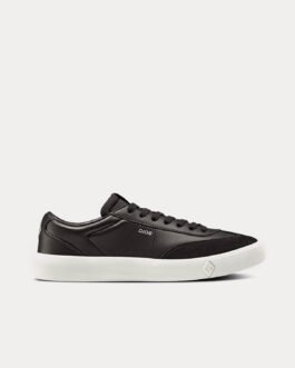 Baskets basses Dior B101 noires en cuir de veau lisse et nubuck