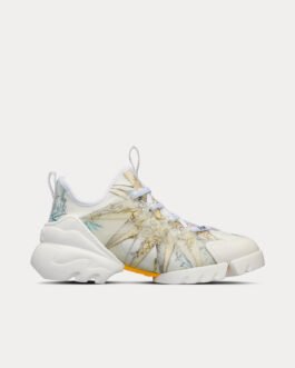 Baskets basses Dior D-Connect en tissu technique multicolore à imprimé Rêve d'Infini