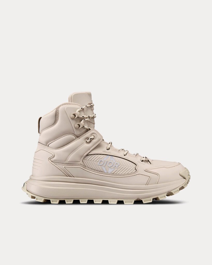 Bottines techniques Dior Snow beiges