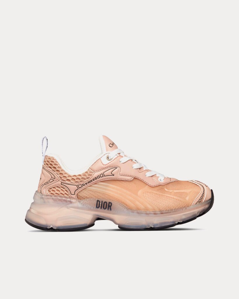 Baskets basses Dior Vibe Nude en tissu technique