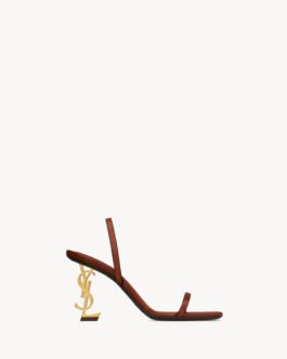 Saint Laurent OPYUM slingbacks en cuir à tannage végétal