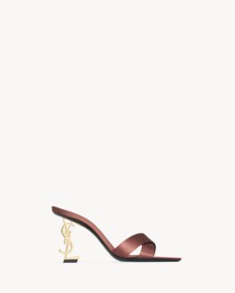 Saint Laurent OPYUM mules en crêpe satin – Réf. BPC-82814