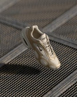 AIR MAX MUSE - Baskets basses - desert sand/metallic pewter/sanddrift/metallic silver