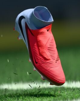 PHANTOM 6 HIGH PRO FG - Chaussures de football pour terrain sec - royal tint/bright crimson