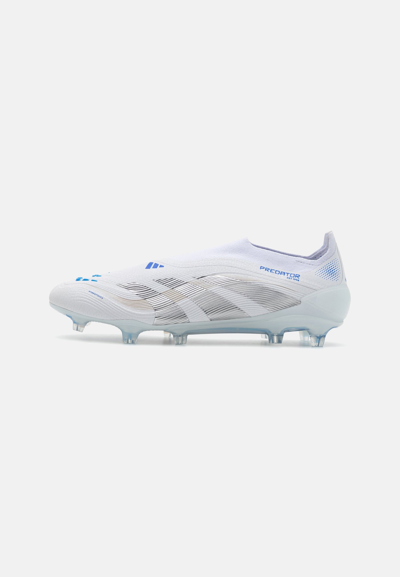 PREDATOR ELITE FIRM GROUND - Chaussures de football pour terrain sec - footwear white/silver metallic/bright royal