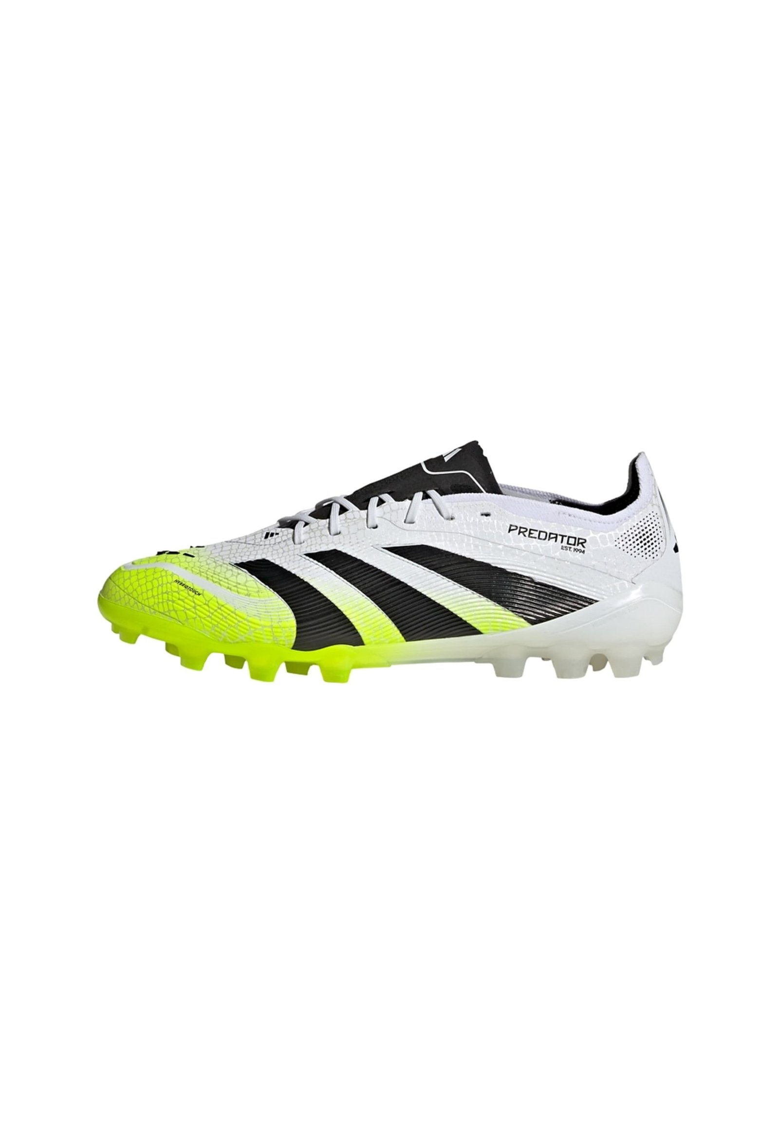 PREDATOR ELITE 2G 3G AG - Chaussures de football pour gazon synthétique - cloud white   core black   lucid lemon -