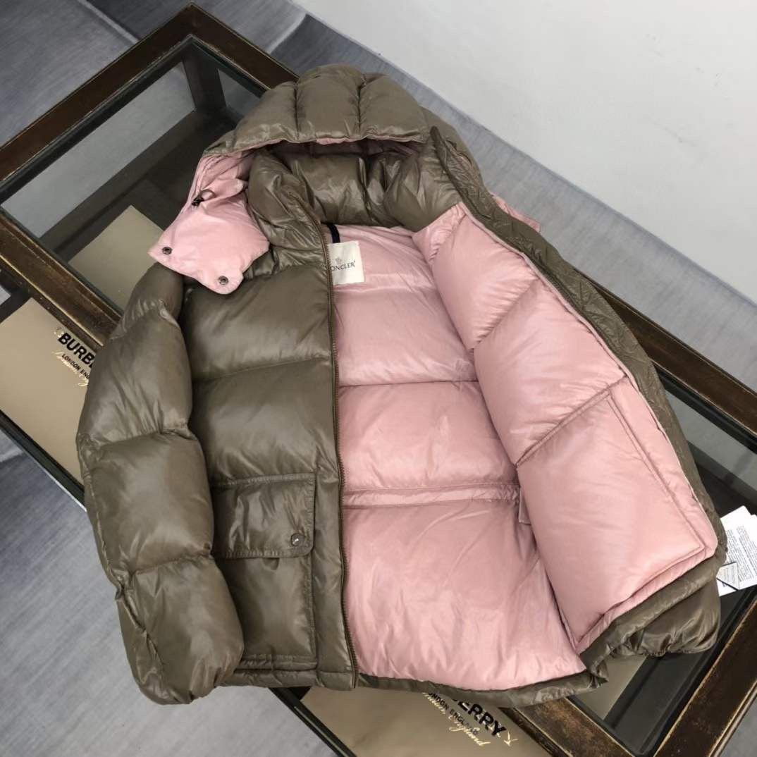 Doudoune courte Moncler Vistule marron