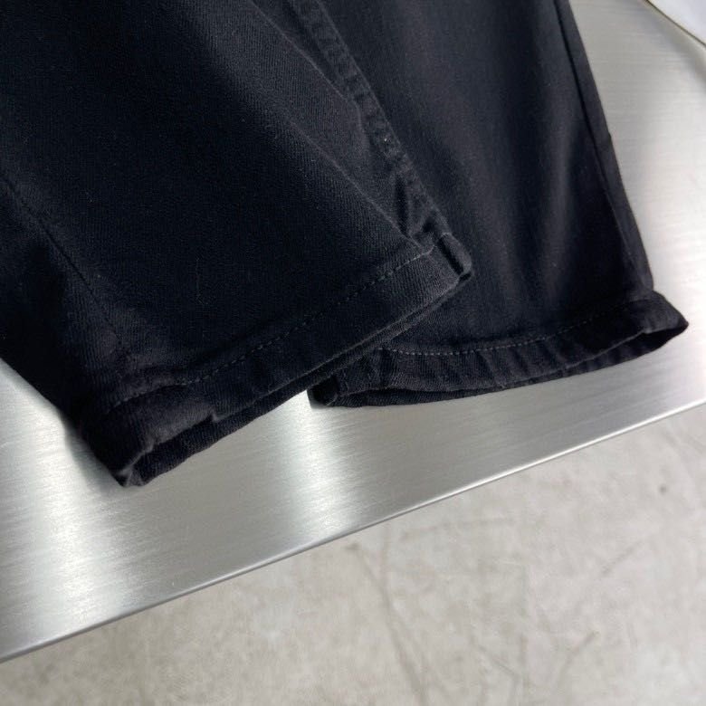 Denim extensible à patchs initiaux – Image 8