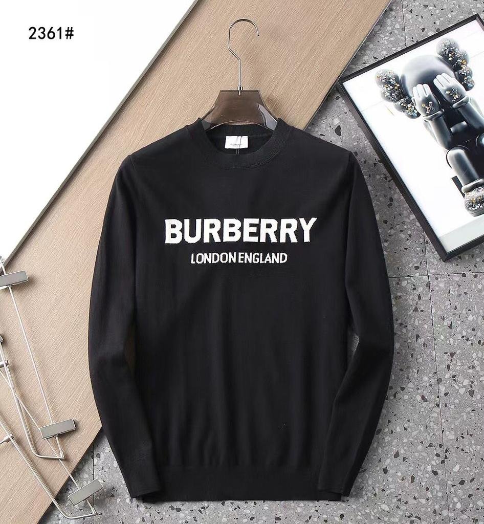 BURBERRY || Pull à logo en maille intarsia
