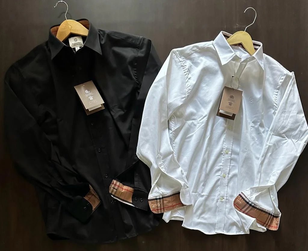 BURBERRY || Chemises slim à motif monogramme TB