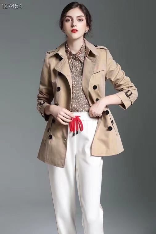 TRENCH-COAT LONG BOUTONNÉ AVEC POCHES ET CEINTURE POUR FEMME