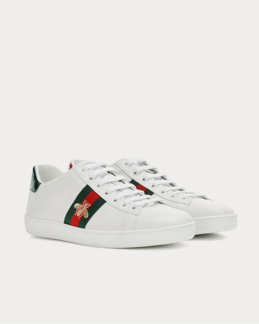 Baskets basses Gucci Ace en cuir de serpent d'eau – Image 2