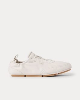 Baskets basses Fendi Fit en cuir blanc