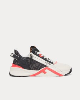 Baskets basses blanches Fendi Flow Runner Capsule Nouvel An lunaire