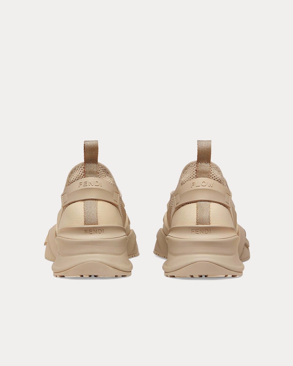 Baskets Fendi Flow Mesh Running beiges à enfiler – Image 4