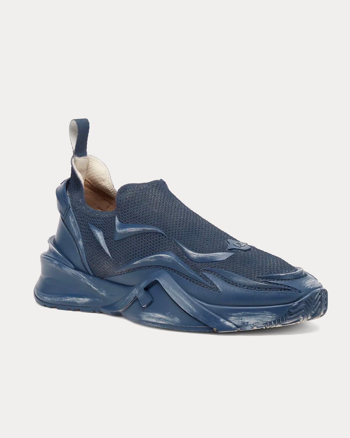 Baskets Fendi Flow Mesh bleues à enfiler – Image 3