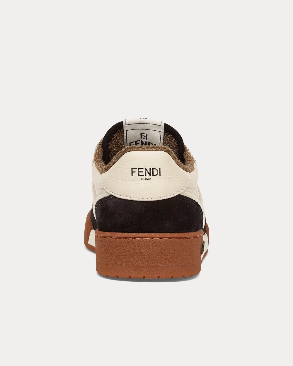 Baskets basses Fendi Match en daim noir – Image 4
