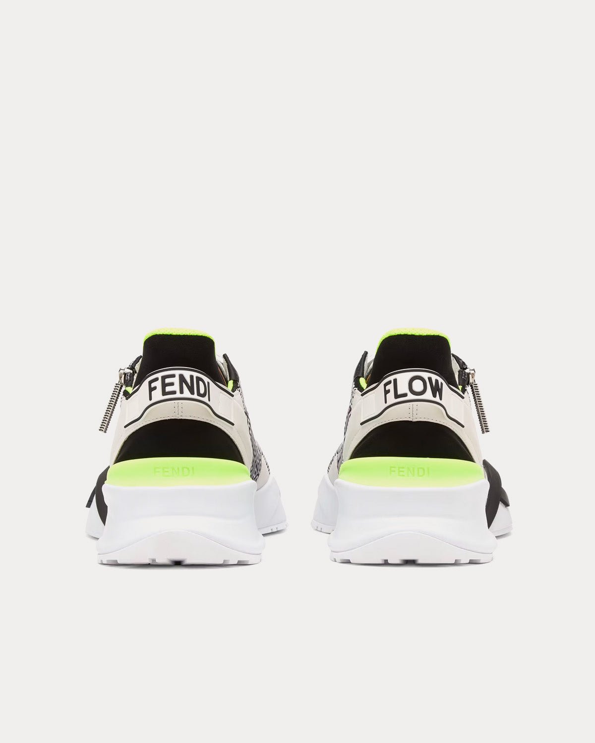 Baskets basses blanches en nylon Fendi by Marc Jacobs Flow – Image 4