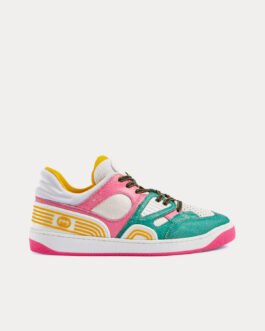 Baskets basses Gucci Basket en cuir multicolore