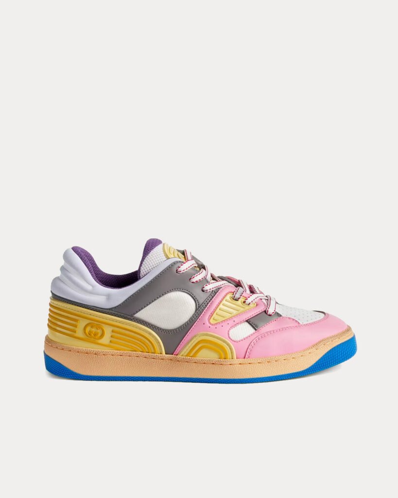 Baskets basses Gucci Basket Demetra roses