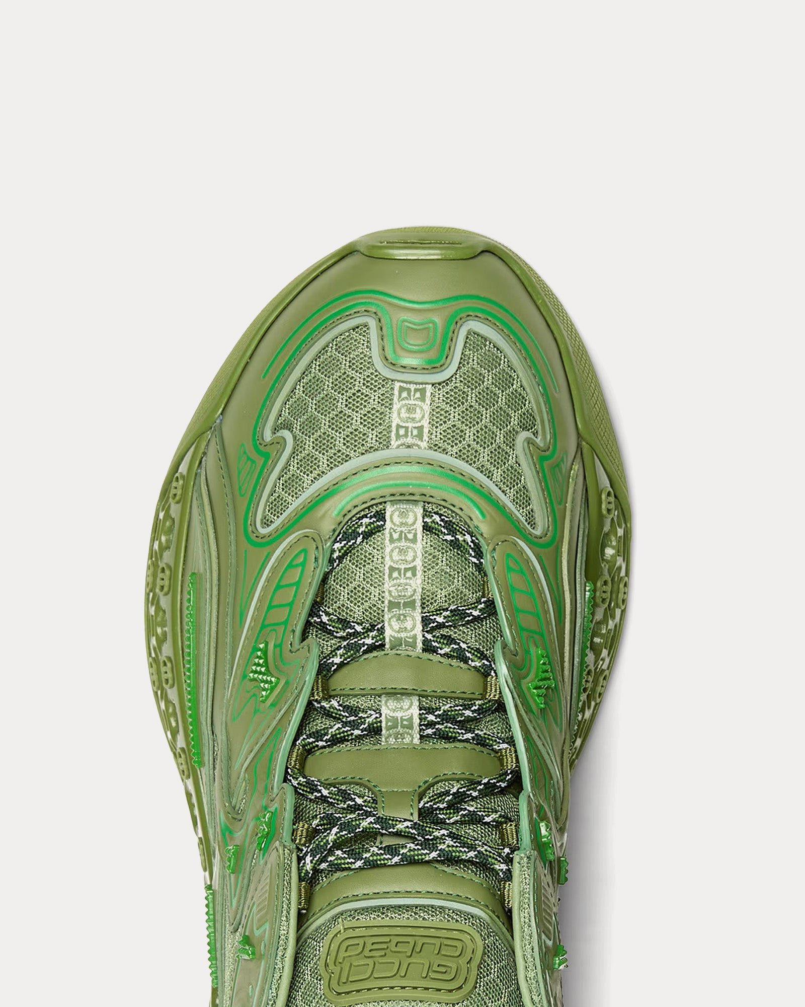Baskets basses Gucci Cub3D Demetra vertes – Image 5
