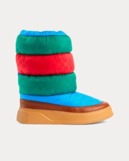 Bottes Gucci GG Nylon Vert / Rouge / Bleu / Marron