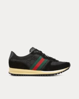 Gucci Re-Motion avec baskets basses noires en toile GG originales